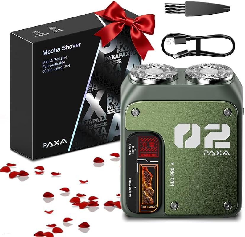 PAXA Electric Dual Head Waterproof Rechargeable Green