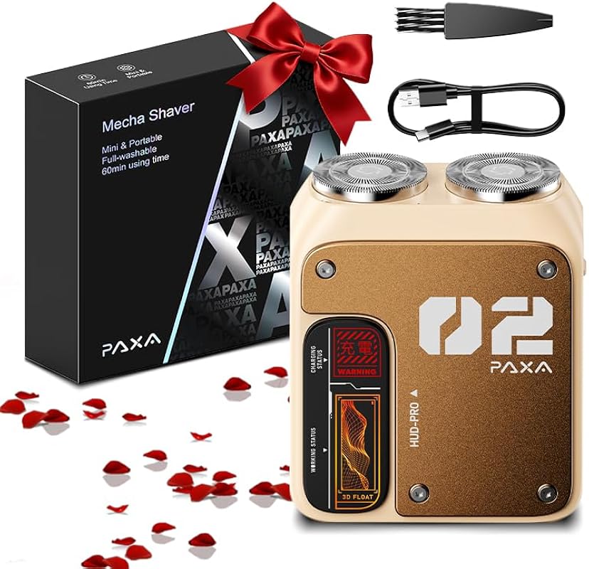 PAXA Electric Dual Head Waterproof Rechargeable Yellow